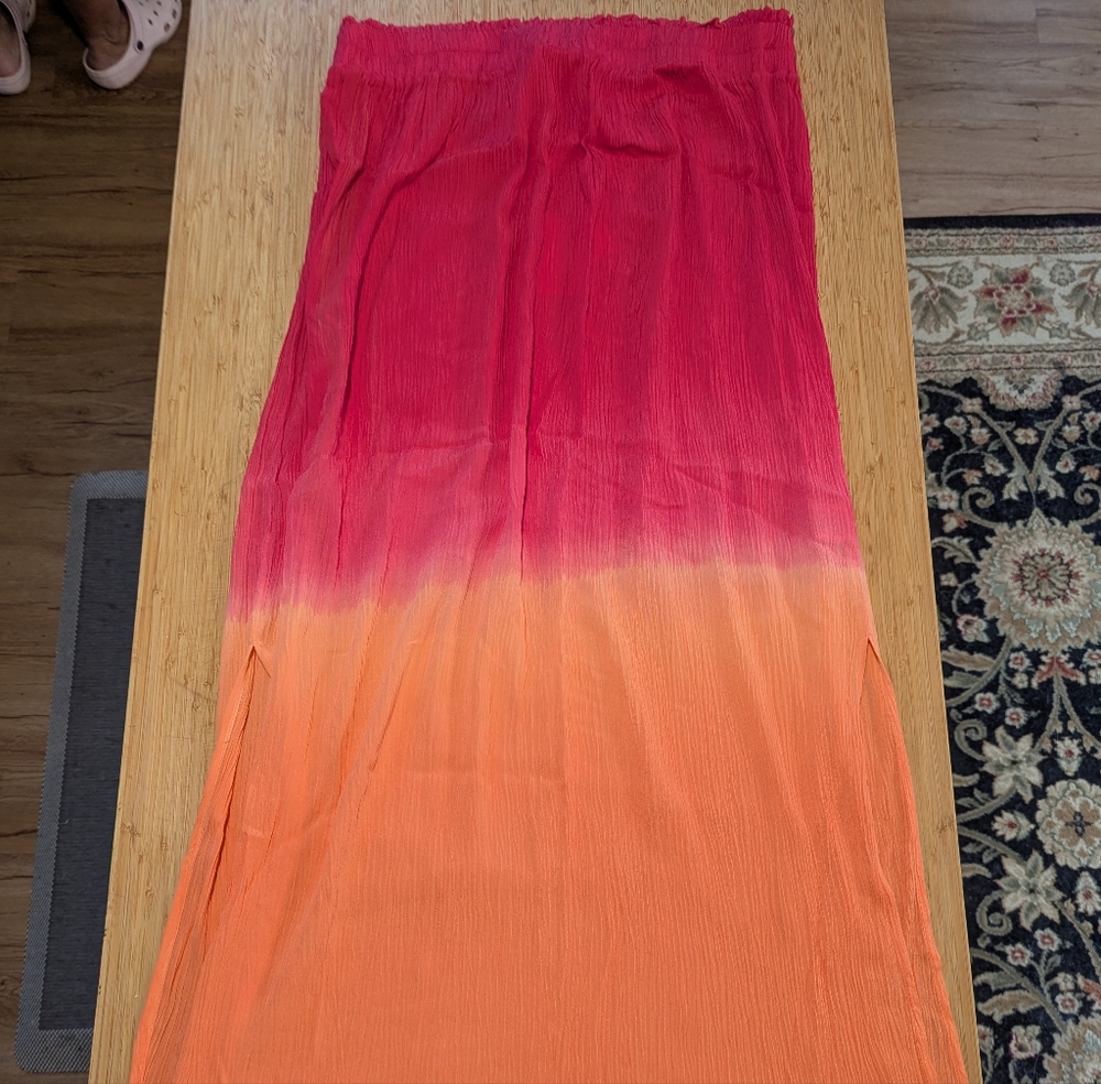 Miranda Maxi Skirt Pink Large